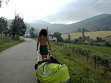 Handcarting in the Pyrenees